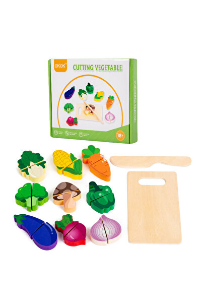 Choice B Wooden Pretend Play Simulation Food Fruits Vegetables Toys For Child...
