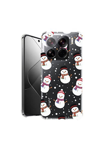 bestcase ¬Æ Husa pentru Xiaomi 15, Anti Shock 1.5MM, Snowman, Protectie camer...
