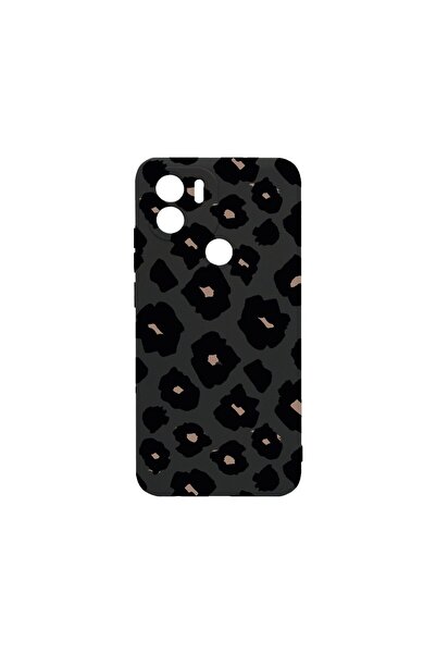 bestcase Тънък силиконов калъф 0.8ММ, съвместим с Xiaomi Redmi A1 Plus, с лео...