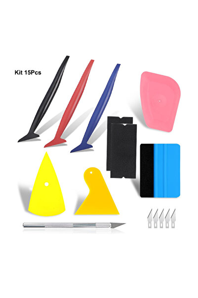 choice2 Kit 15 Pcs Vinyl Wrap Tool Kit for Car Window Tint Installation Micro...