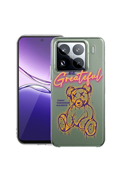 bestcase ¬Æ Husa Clear Slim Silicon Compatibila cu Xiaomi 15, Teddy Bear - Be...