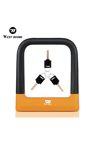 Choice 0705070 WEST BIKING Bicycle U Lock MTB Road Bike Safety Anti-theft Cha...