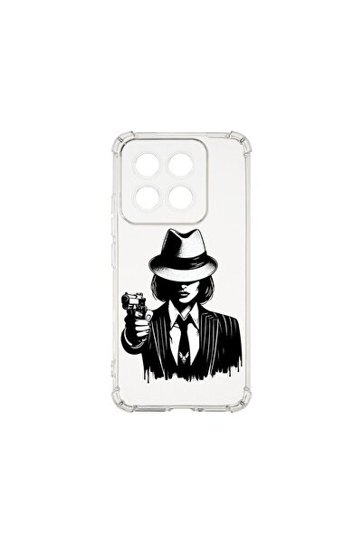 bestcase Husa pentru Xiaomi 14T Pro, BestCase¬Æ Anti Shock 1.5MM, Gangster Wo...