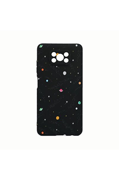 bestcase Силиконов калъф, съвместим с Xiaomi Poco X3 Pro, Вселена, Планети, У...