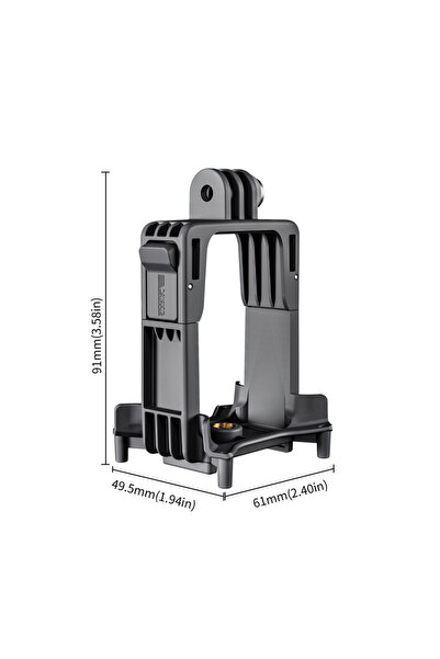 Choice black color Extended Mount for DJI Avata 2 Support Action5 pro and Ins...