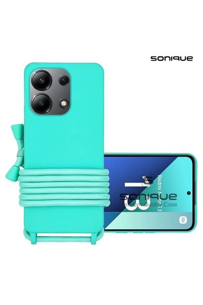 Sonique Θήκη Σιλικόνης με Κορδόνι CarryHang Xiaomi Redmi Note 13 4G Γαλάζιο