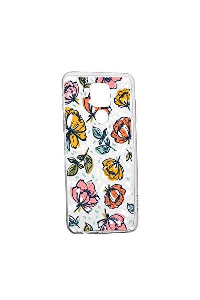 bestcase Θήκη Σιλικόνης Συμβατή με Xiaomi Redmi Note 9, Λουλούδια - Παστέλ Χρ...