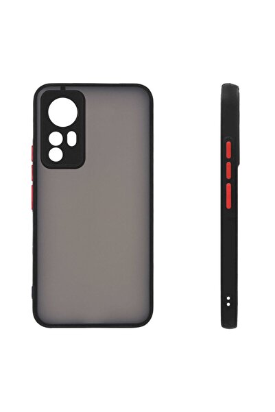 Sonique Θήκη Σιλικόνης Color Button Bumper Xiaomi Xiaomi 12 Pro 5G Μαύρο