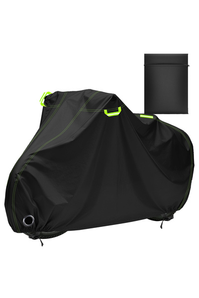 Choice1 L 220x120x110cm Black Bike Cover 210D Oxford Outdoor Storage Waterpro...