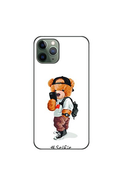 OEM Husa compatibila cu Apple iPhone 11 Pro Max Silicon Gel Tpu Model Bear Te...