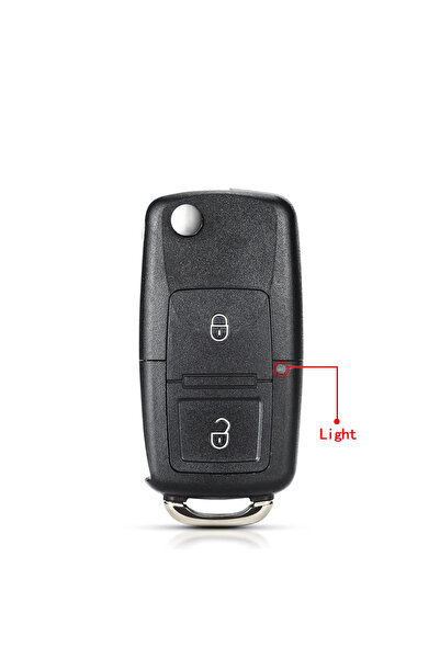 choice2 2 Buttons 2/3 Buttons Folding Car Remote Key Flip Key Shell For Volks...