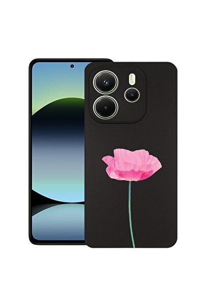 bestcase Калъф за Xiaomi Redmi Note 14, Розов - Пастелно розово, Тънък силико...