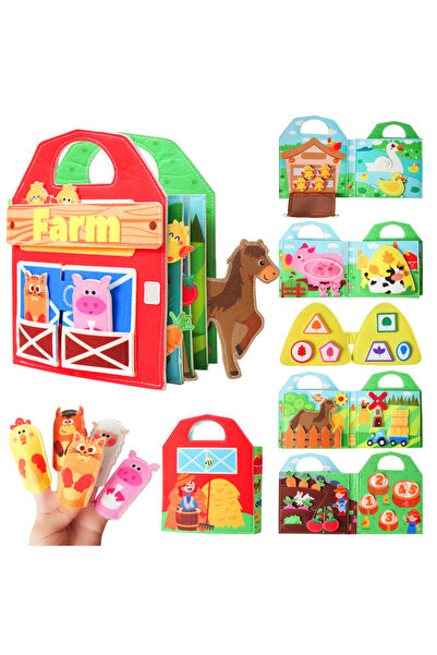 Choice Busy Board 1 Year Old - Farm Animals Quiet Busy Book for Toddlers Aged...