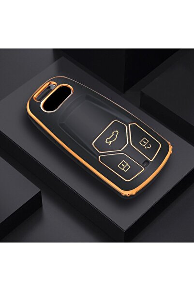 Choice3 black TPU Car Remote Key Case Cover Shell For Audi A4 B9 A5 A6 8S 8W ...