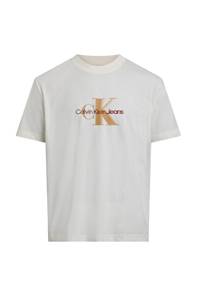 Calvin Klein Tricou bărbătesc cu mânecă scurtă: Monologo Shift Tee M