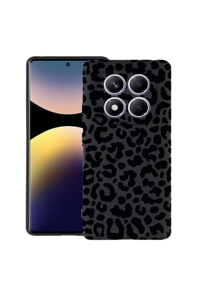 bestcase ¬Æ Husa pentru Xiaomi Redmi Note 14 Pro 4G, Leopard, Slim Silicon 0....