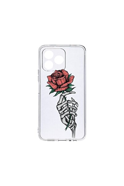 bestcase ¬Æ Husa Clear Silicon 2MM, Compatibila Cu Xiaomi Redmi 13, Rose In S...