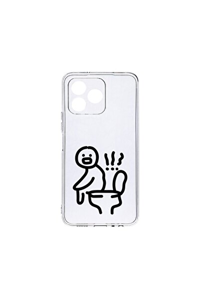 bestcase ¬Æ Husa Clear Silicon 2MM, Compatibila Cu Xiaomi Redmi 13, Pooping, ...