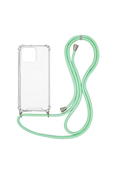 Sonique Θήκη Σιλικόνης με Κορδόνι Armor Clear Apple iPhone 13 Pro Βεραμάν