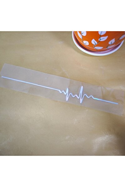 Choice1 ملصقات ليزر للدراجات النارية بتصميم نبضات القلب، مقاومة للماء، للتركي...
