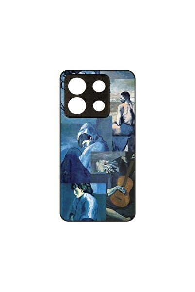 bestcase Калъф MaxSafe, съвместим с Xiaomi Redmi Note 13 5G, в стил Пикасо съ...