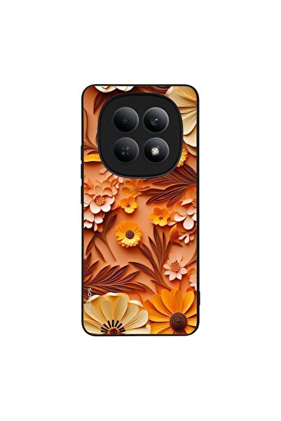 Sonique Θήκη 3D Flower Series για Xiaomi Redmi Note 15 5G / Poco M8 5G Πορτοκαλί