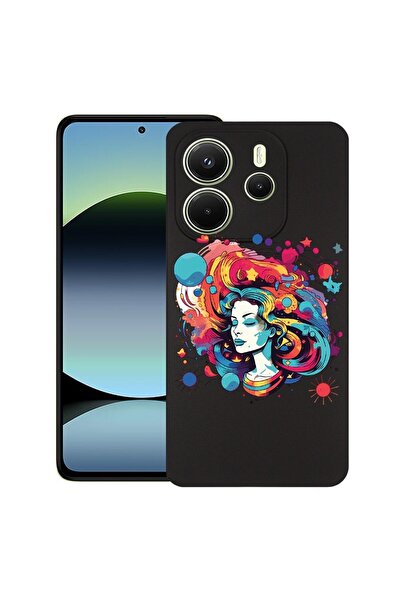 bestcase ¬Æ Husa pentru Xiaomi Redmi Note 14, Dream Colors - Woman, Slim Sili...
