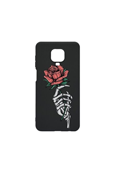 bestcase Тънък силиконов калъф 0.8ММ, съвместим с Xiaomi Redmi Note 9S, Роза ...