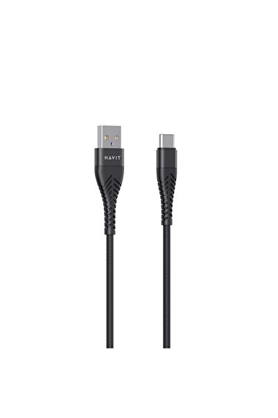 Havit Καλώδιο CB707 USB 2.0/ Type C 1m Μαύρο