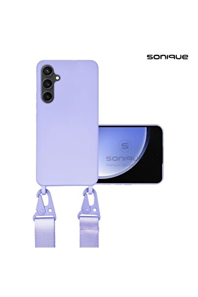 Sonique Θήκη Σιλικόνης με Strap CarryHang Samsung Galaxy S23 FE Λιλά