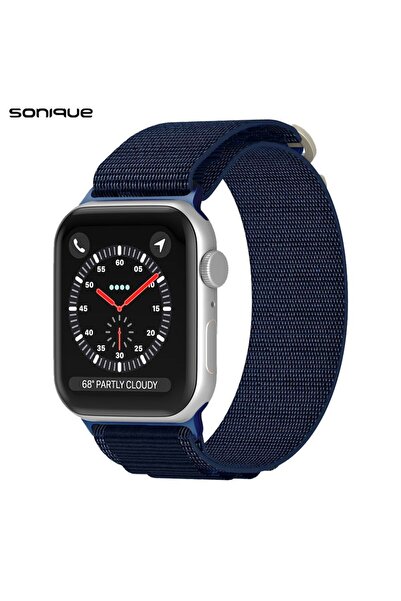 Sonique Λουράκι Nylon Alpine Loop Band για Apple Watch (42/44/45/49MM) Μπλε Σ...