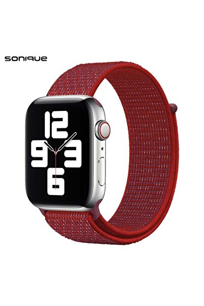 Sonique Λουράκι Official Nylon Band για Apple Watch (38/40/41MM) Κόκκινο