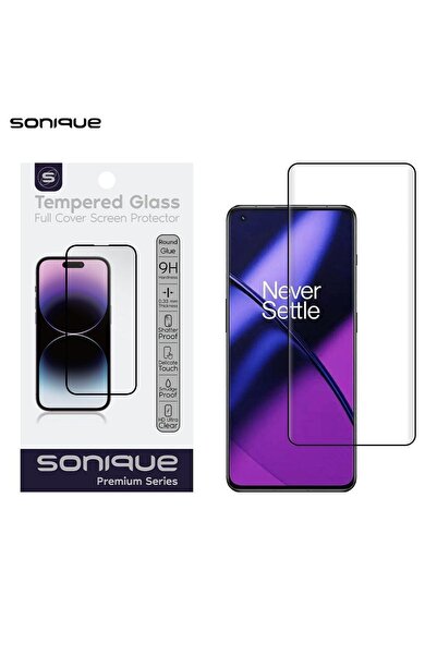 Sonique Curvy Glass Premium Series HD Full Cover 9H OnePlus 11 5G Μαύρο