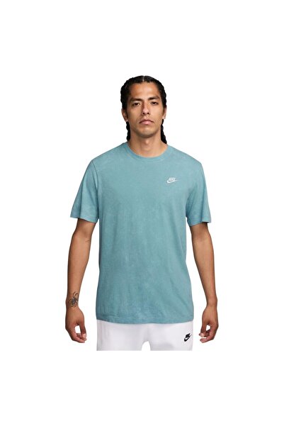 Nike Bărbați& # x27;s Tricou cu mânecă scurtă: Sportswear Club Tricou cu aspe...