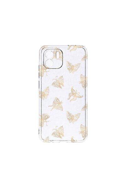 bestcase Διαφανής Θήκη Σιλικόνης 2MM, Συμβατή με Xiaomi Redmi A2, Χρυσή Πεταλ...