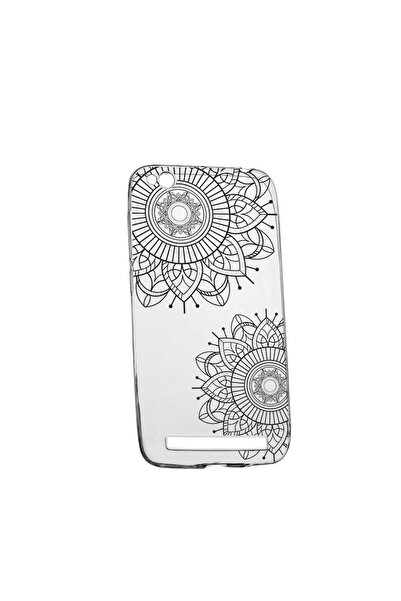 bestcase Husa Silicon, Transparent, Slim, Black Flower, 117, Xiaomi Redmi 5A