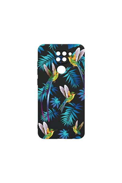 bestcase Тънък силиконов калъф 0.8ММ, съвместим с Xiaomi Redmi Note 9, Див тр...