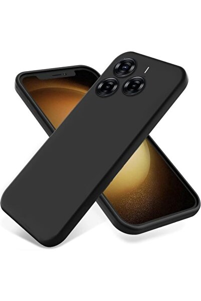 bestcase Тънък силиконов калъф за Xiaomi Redmi Note 14 5G, матово черен