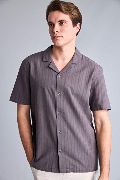 DeFacto Regular Fit Polo Collar Cotton Short Sleeve Shirt H5633Ax26Sm