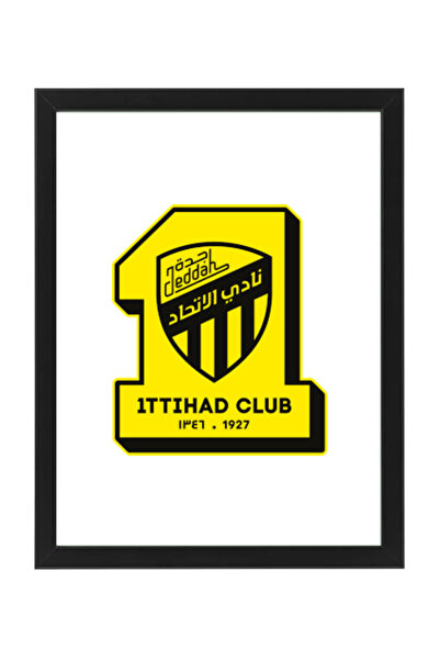 Boomah Accessories Al Ittihad Club Poster with Frame 30x40cm