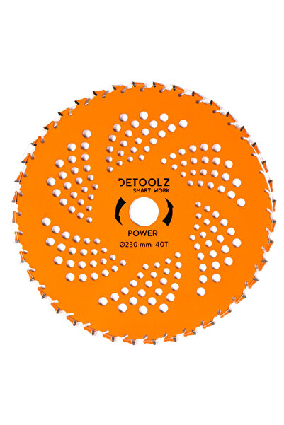 DETOOLZ Mower disc 40T Vidia, 230 x 25.4 x 2 mm, Power