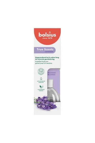 Bolsius Odorizant Difuzor cu Betisoare Bolsius, Lavanda, 60 ml