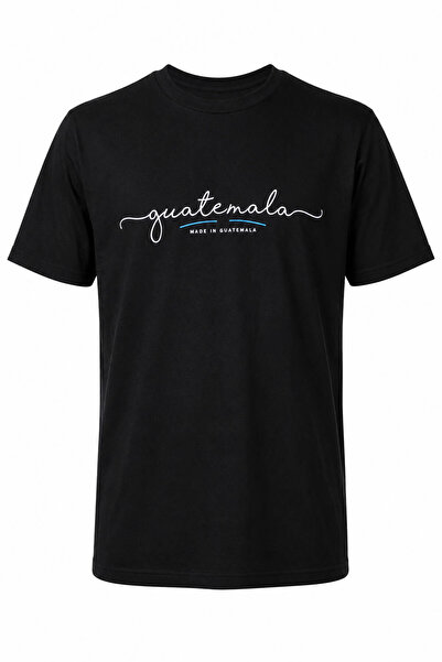 trender Guatemala Print Supreme Black Men's T-Shirt 226-06