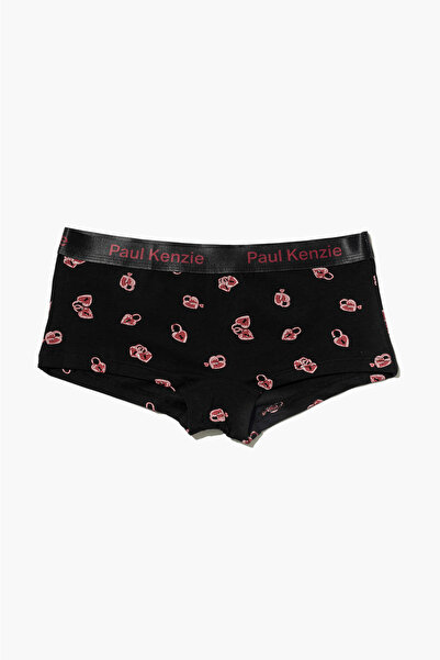 Paul Kenzie Patterned Women's Boyshort Panties - Valentine Collection - Lovelock