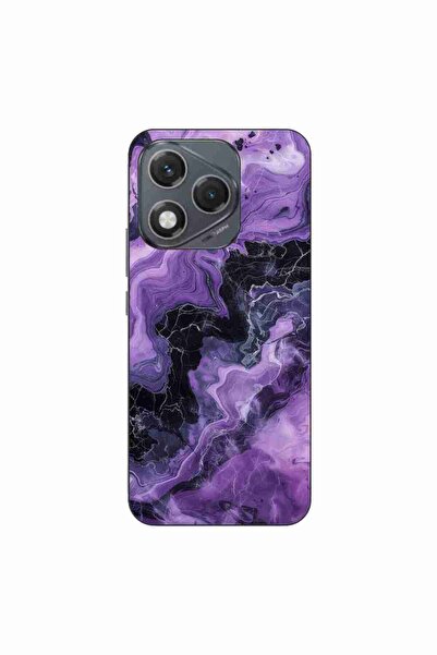 OEM Husa compatibila cu Honor 400 Lite Silicon Gel Tpu Model Abstract Purple ...