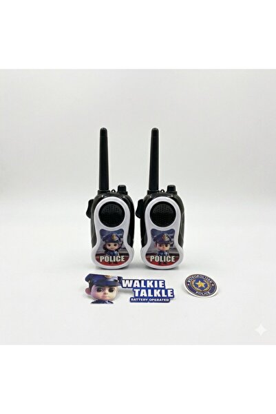 Zadem Store Oyuncak Pilli Polis Telsizi Walkie Talkie