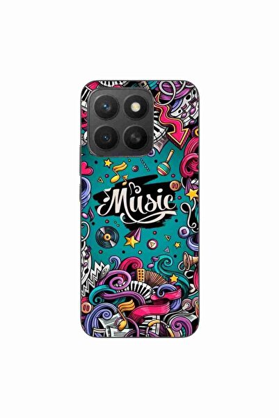 OEM Husa compatibila cu Honor X8c Silicon Gel Tpu Model Pop Art Music