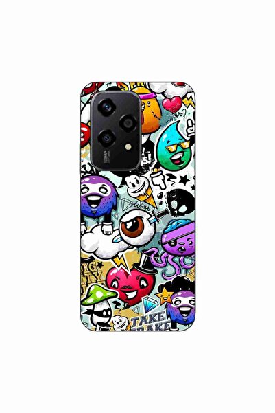 OEM Husa compatibila cu Honor 200 Lite Silicon Gel Tpu Model Pop Art Graffiti