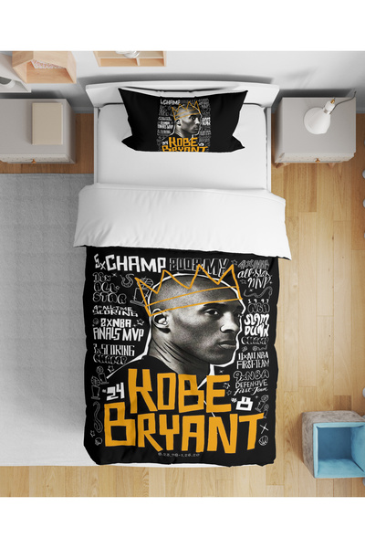 Erays Home Kobe Braynt Basketball Patterned 3D Digital Printed Single Youth M...