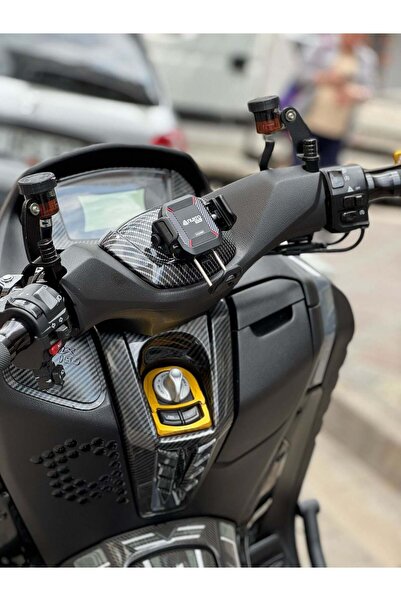 Yamaha Nmax 125-155 M33 Plus Karbon Şarjlı Tel Tutucu (2021-24)